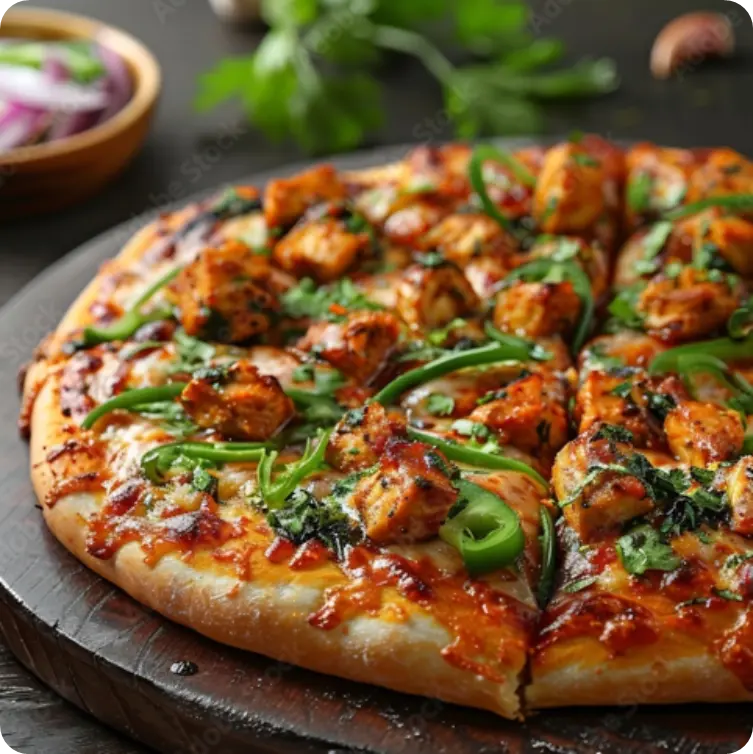 Chicken Tikka Pizza