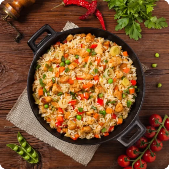 Fried Rice Chicken