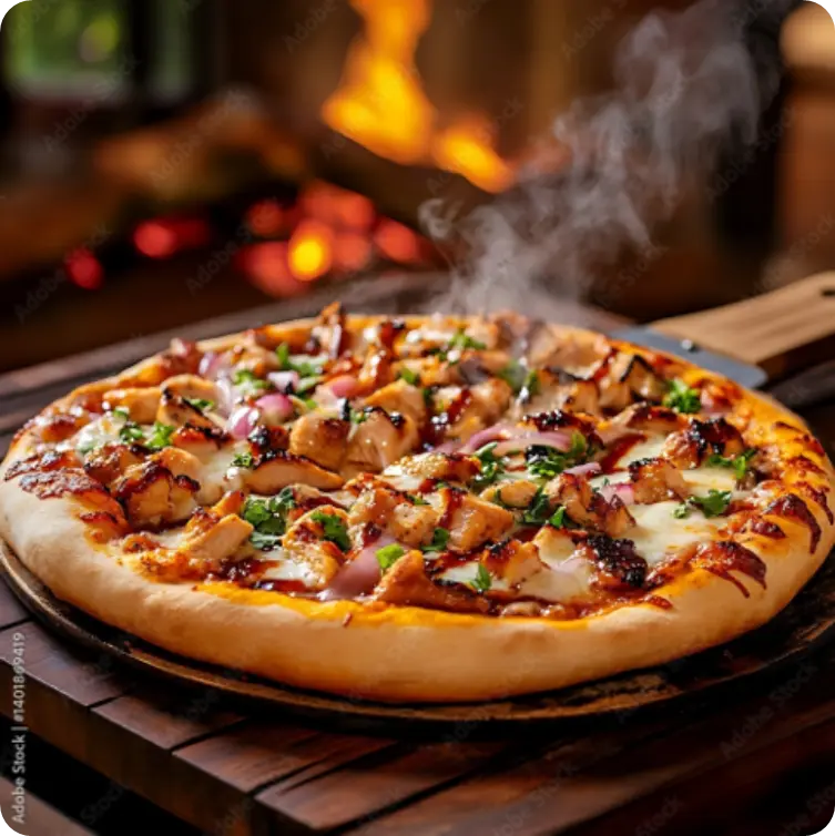Roasted Chicken Pizza